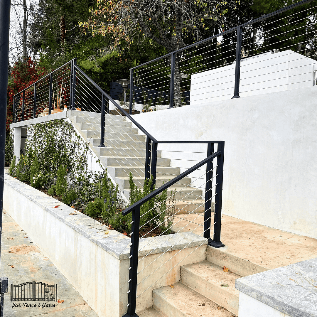 Custom wire Staircase Handrail