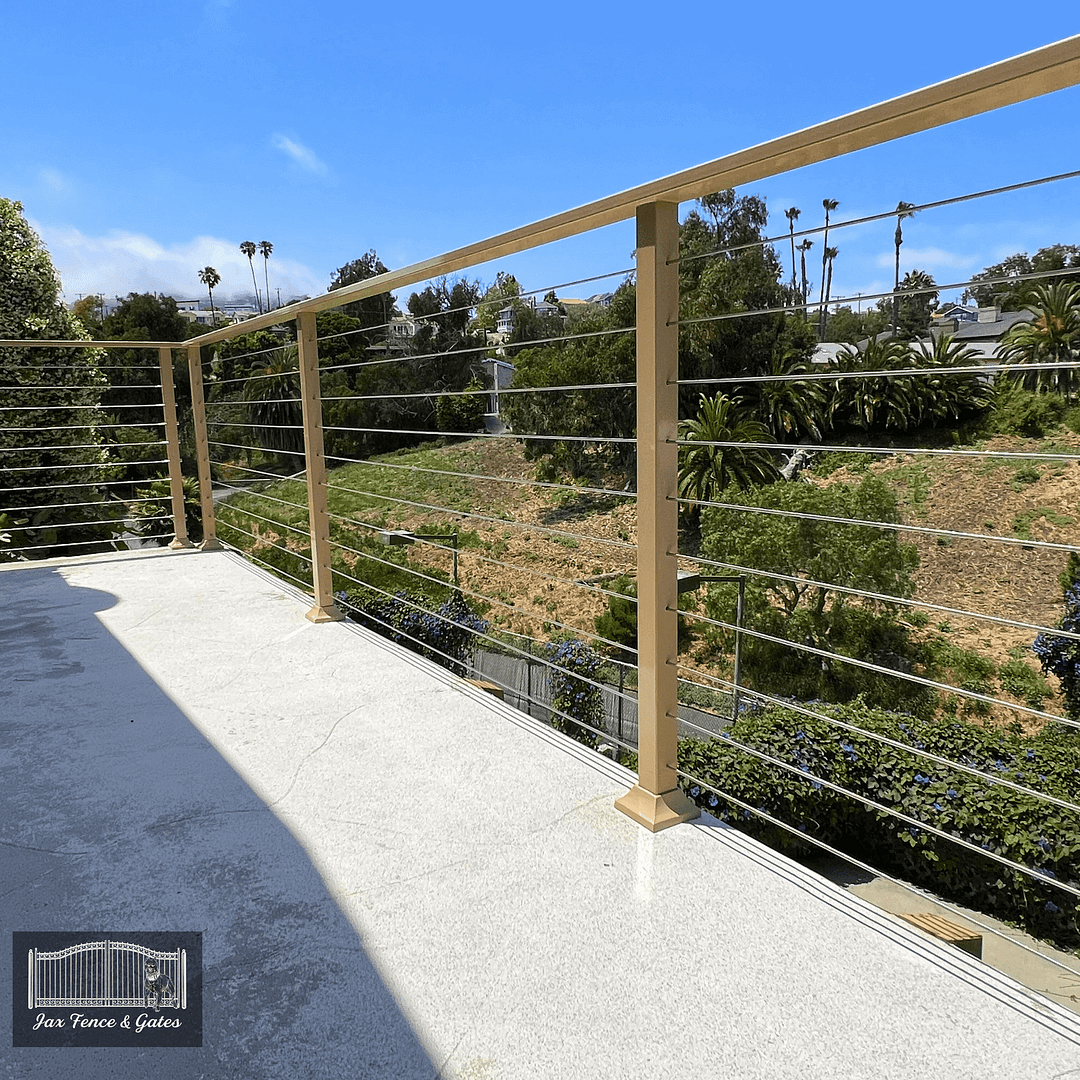 Custom Cable handrails balcony