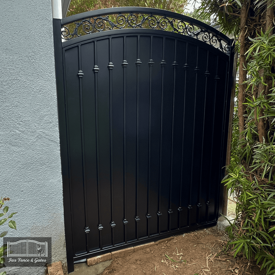 Custom Fence with privacy Panel